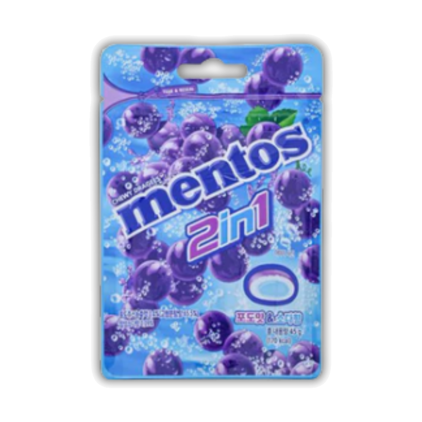 Mentos Duo - Grape & Ramune Soda Flavored - 45g (Japan) product cutout