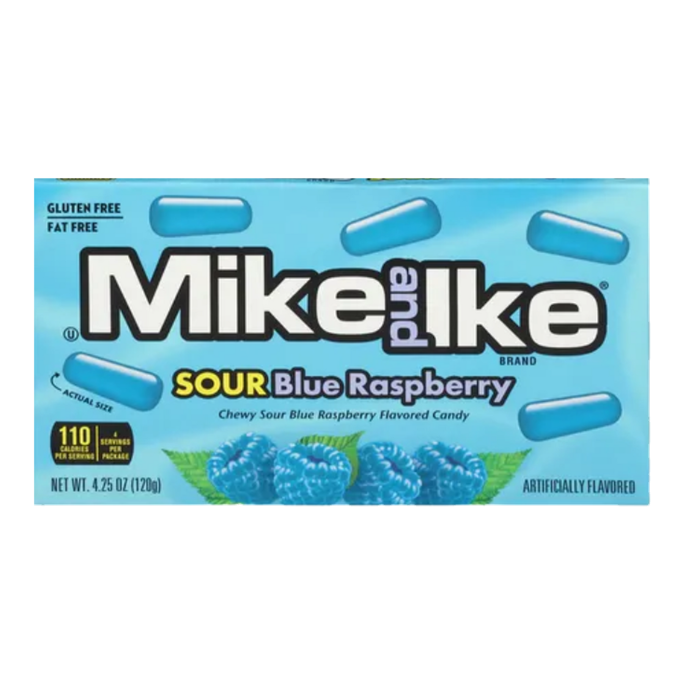 Mike & Ike - Sour Blue Raspberry (Limited Edition) - Theater Box product cutout