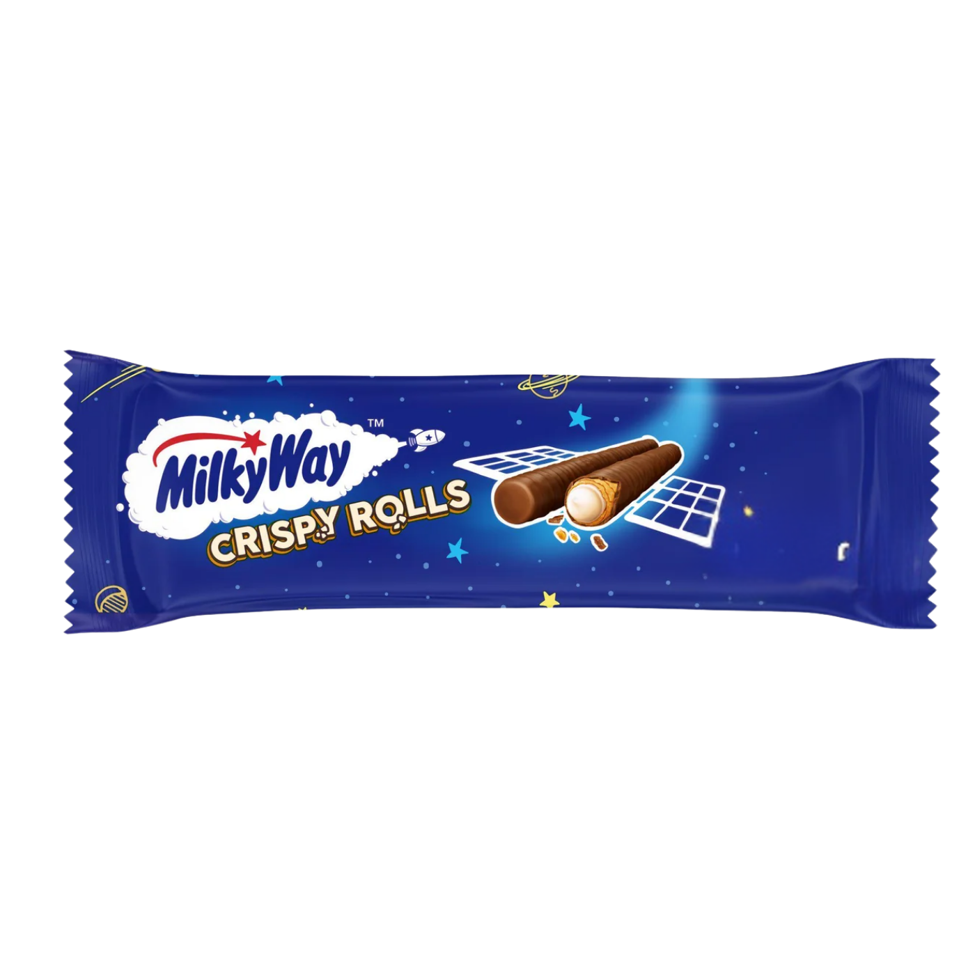 Milky Way Crispy Rolls - 22.5g (UK) isolated product image