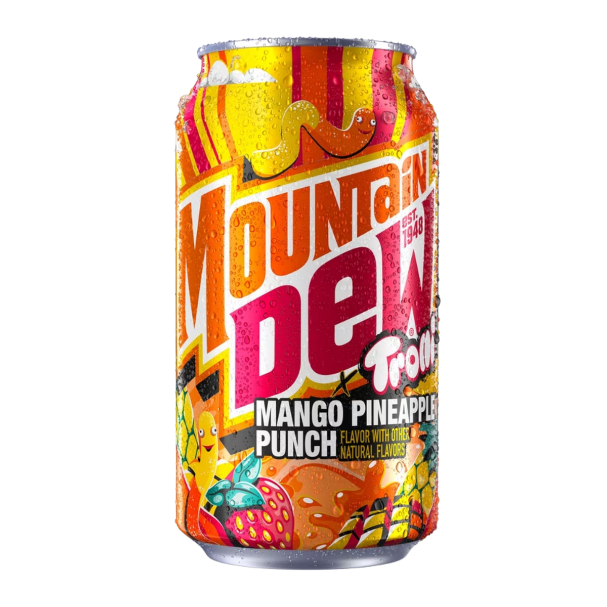MTN DEW x Trolli Mango Pineapple Punch 12 fl oz can