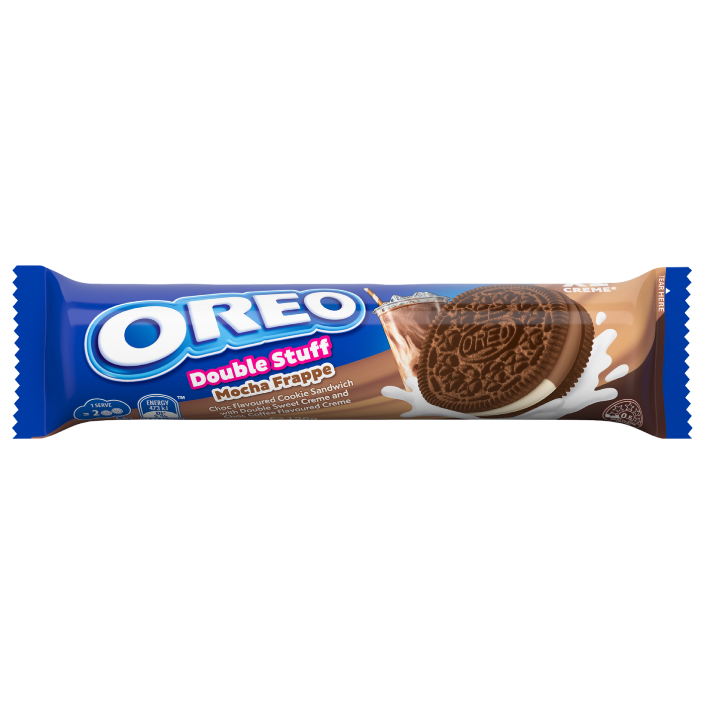 Oreo Double Stuff Mocha Frappe - 136g (Australia) product cutout