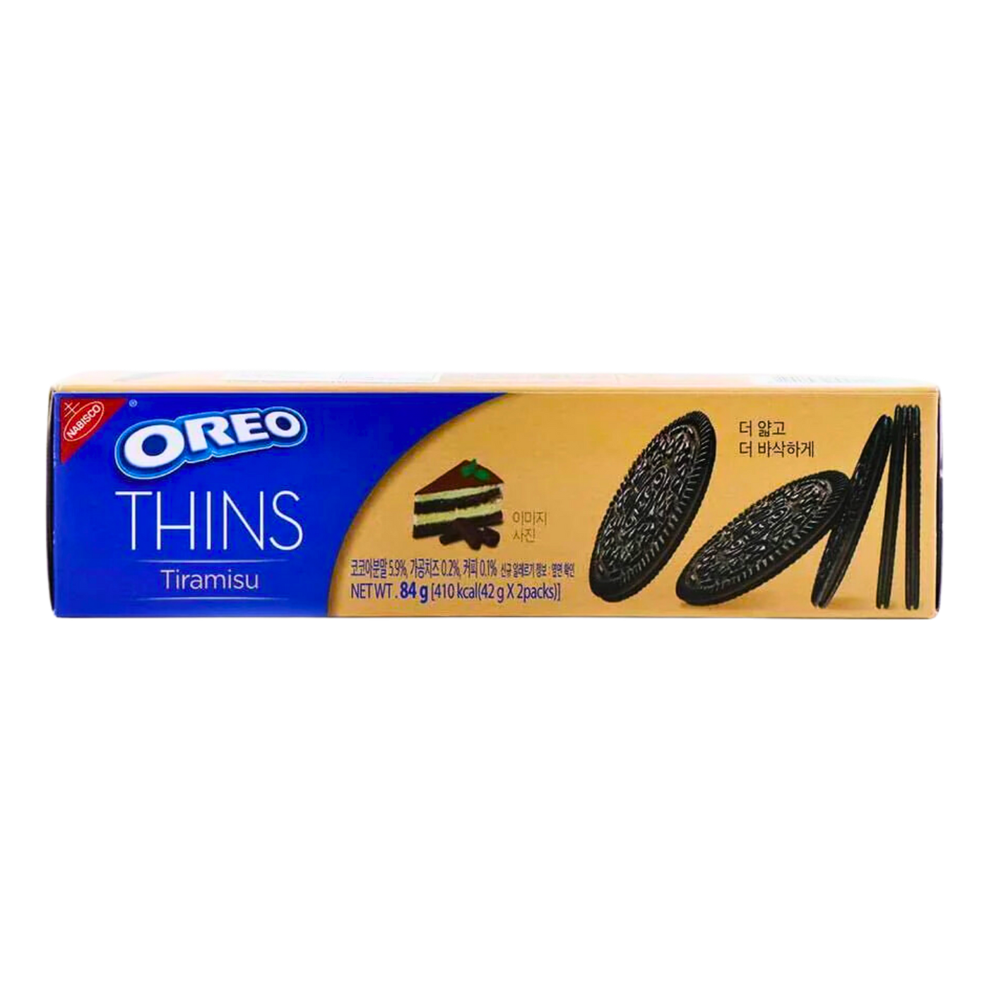 Oreo Thins - Tiramisu - 84g (Korea) product cutout
