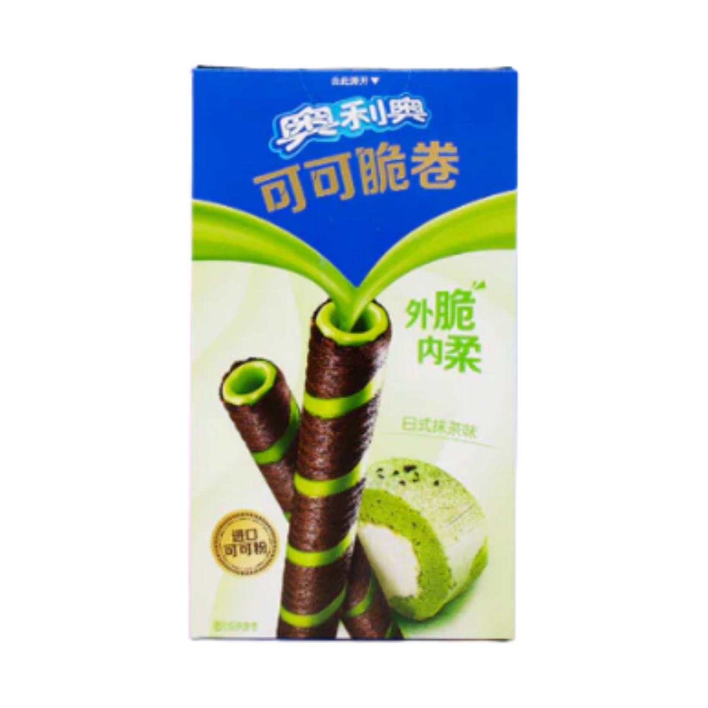 Oreo Wafer Roll Matcha Creme - 50g (China) product cutout