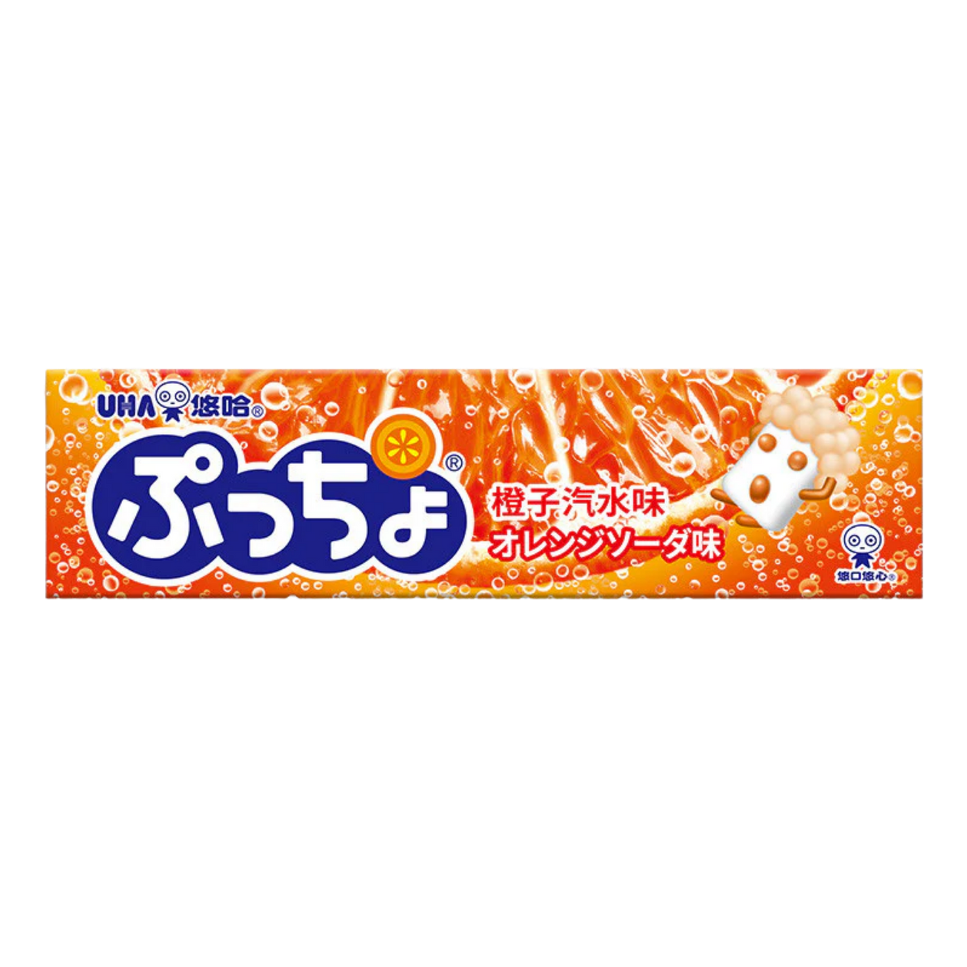 Puccho Chewy Candy - Orange Soda - 50g (Japan) product cutout