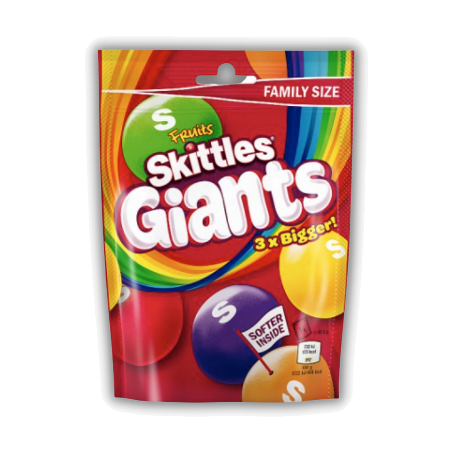 Skittles Giants - Share Pouch - 132g (United Kingdom) product cutout