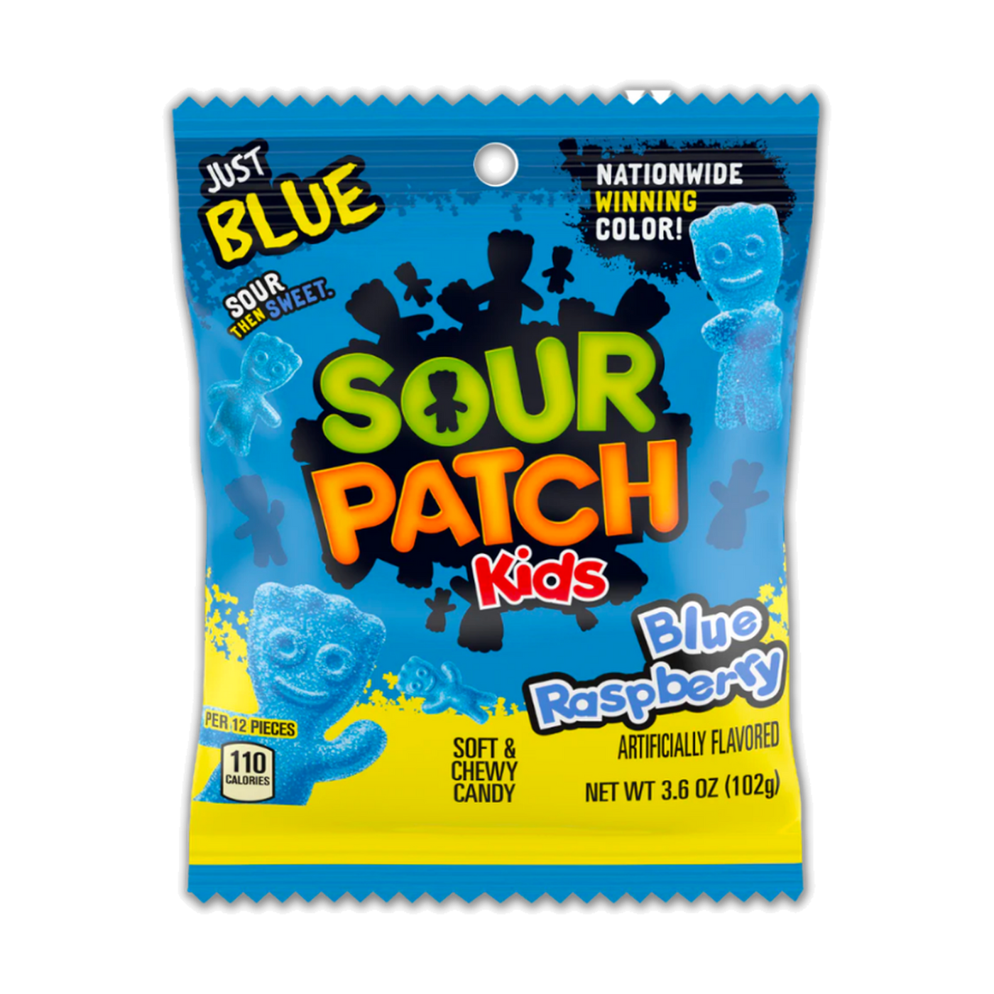 Sour Patch Kids - Just Blue Raspberry - 3.6 oz product cutout