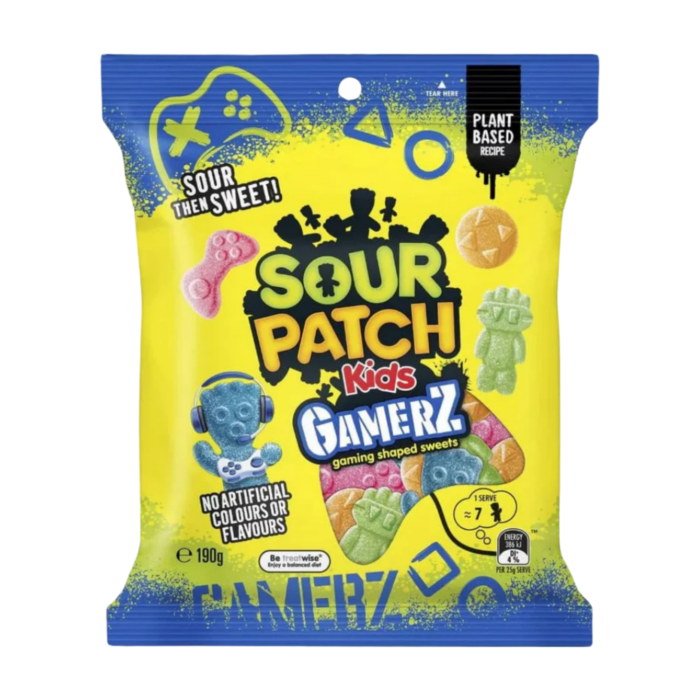 Sour Patch Kids GamerZ Australia transparent product cutout
