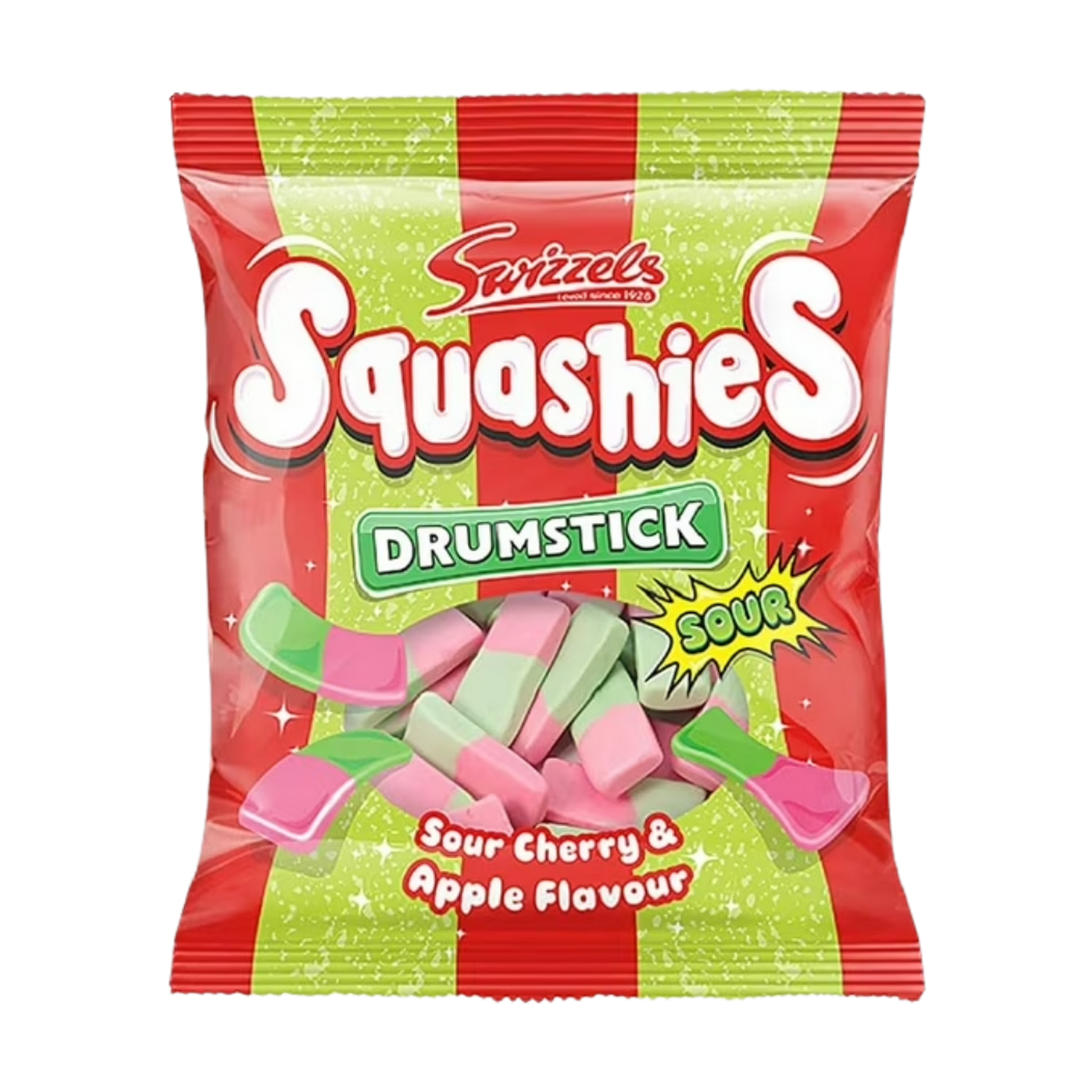 Squashies Drumstick Sour Cherry & Apple 120g product cutout
