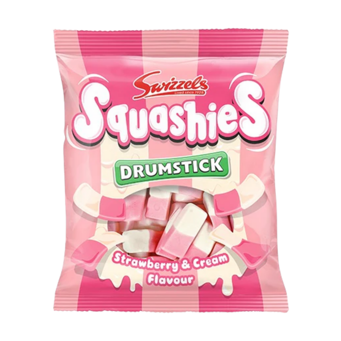 Squashies Drumstick Strawberry & Cream 120g product cutout