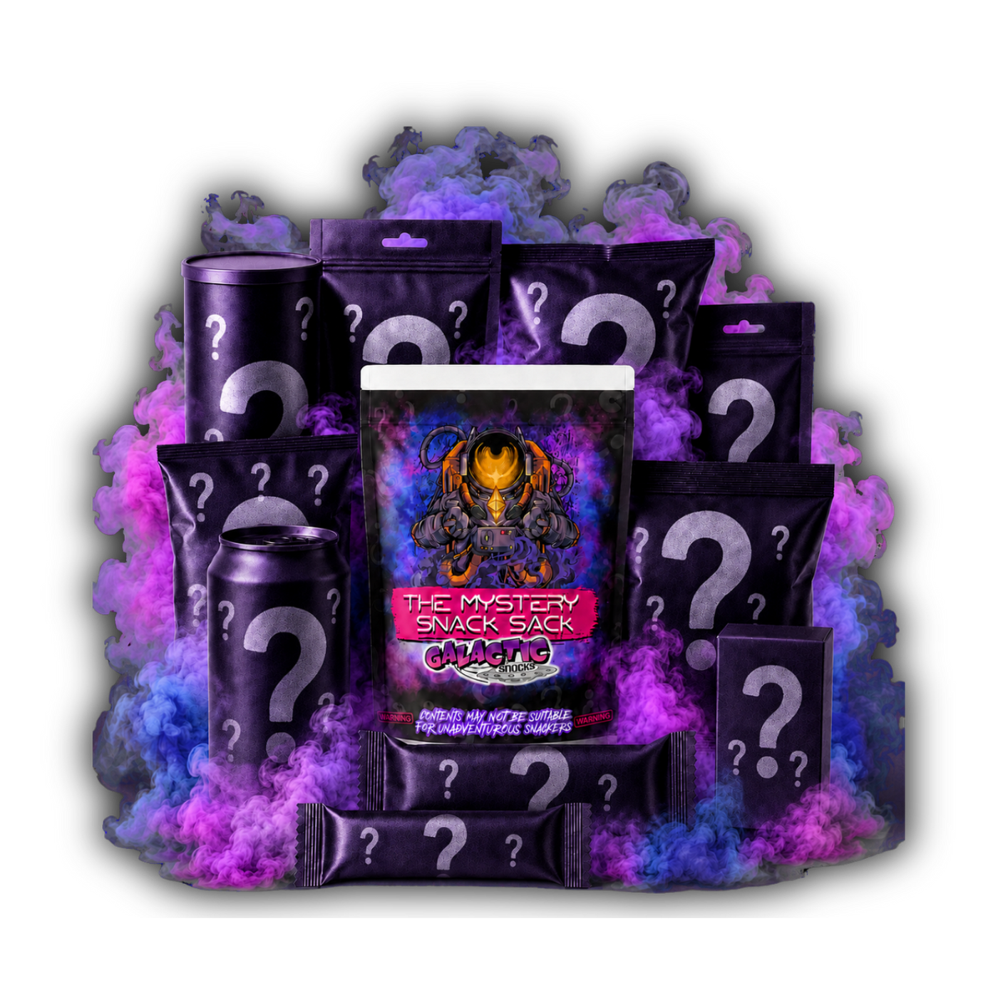 The Mystery Snack Sack transparent product cutout