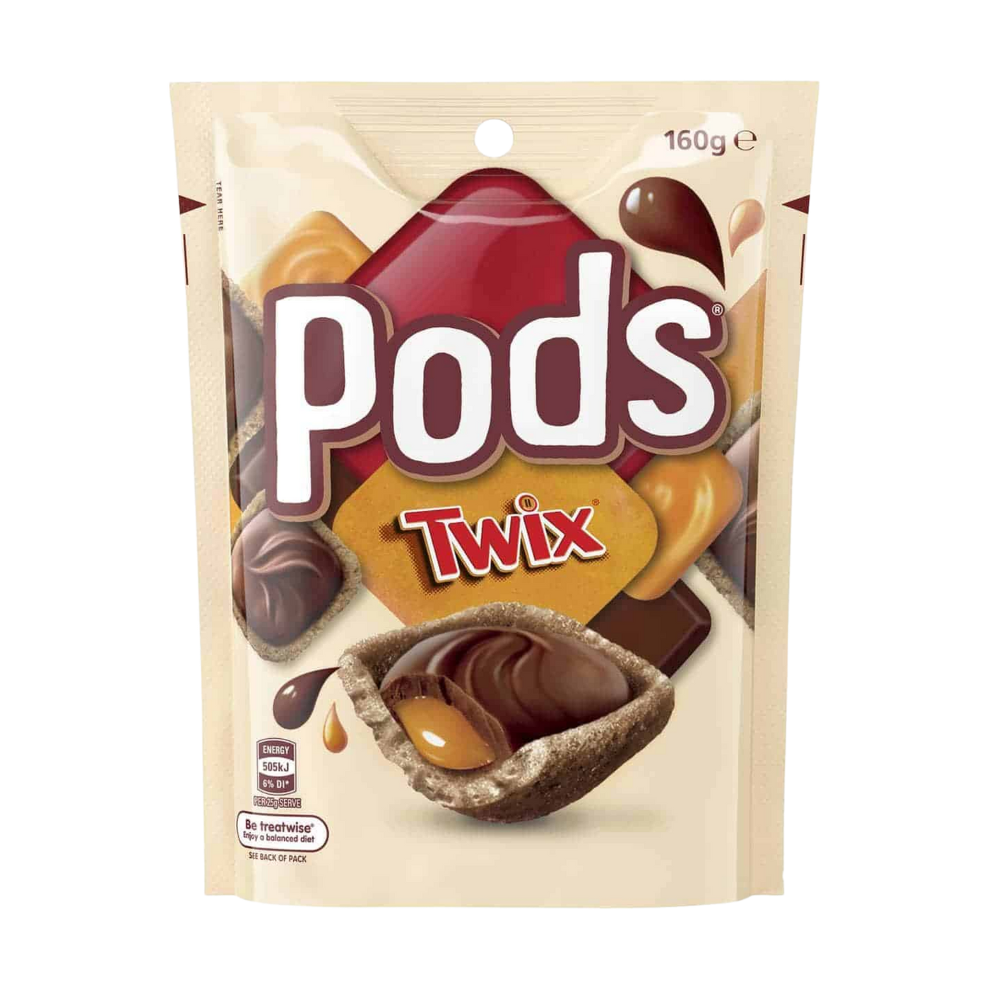 Twix Pods Australia transparent product cutout