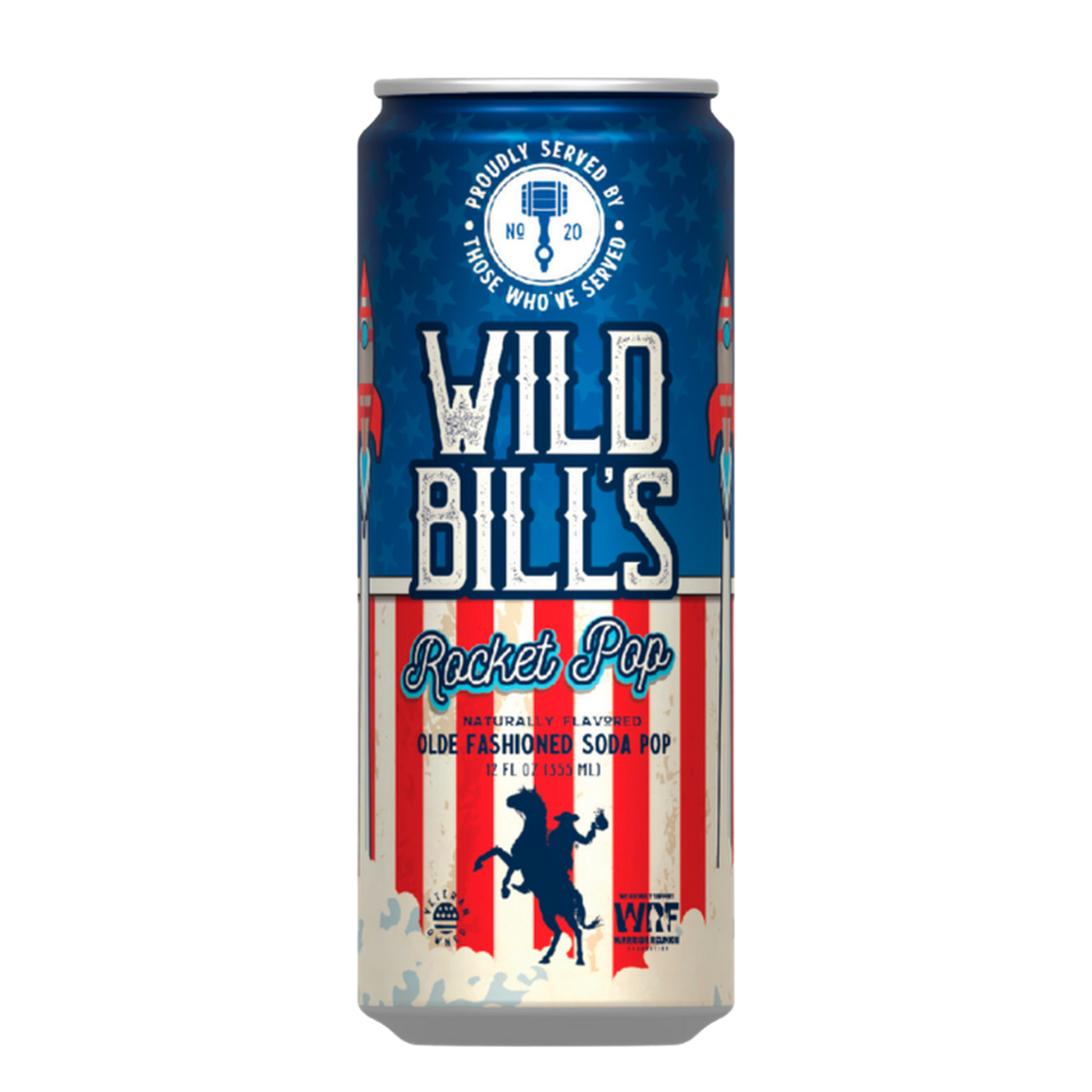 Wild Bill's Soda Rocket Pop soda