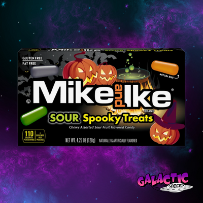 Mike and Ike Sour Spooky Treats limited-edition 4.25 oz theater box