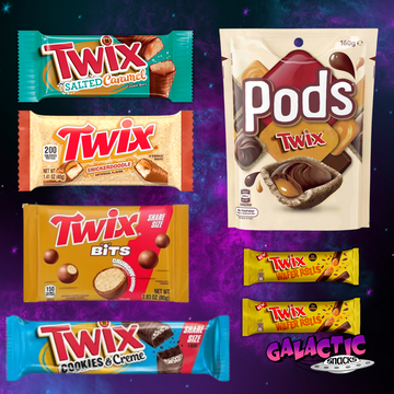 The Ultimate Twix Bundle featuring six Twix varieties and seven total items
