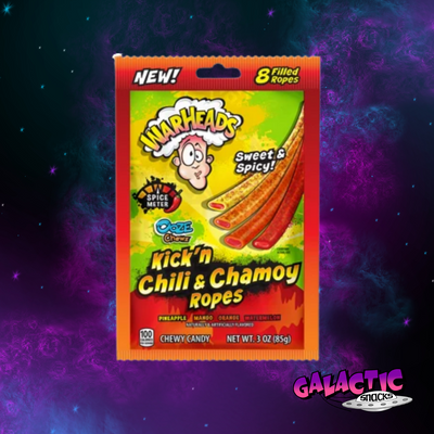 Warheads Ooze Chewz Kick'n Chili and Chamoy Ropes 3 oz bag