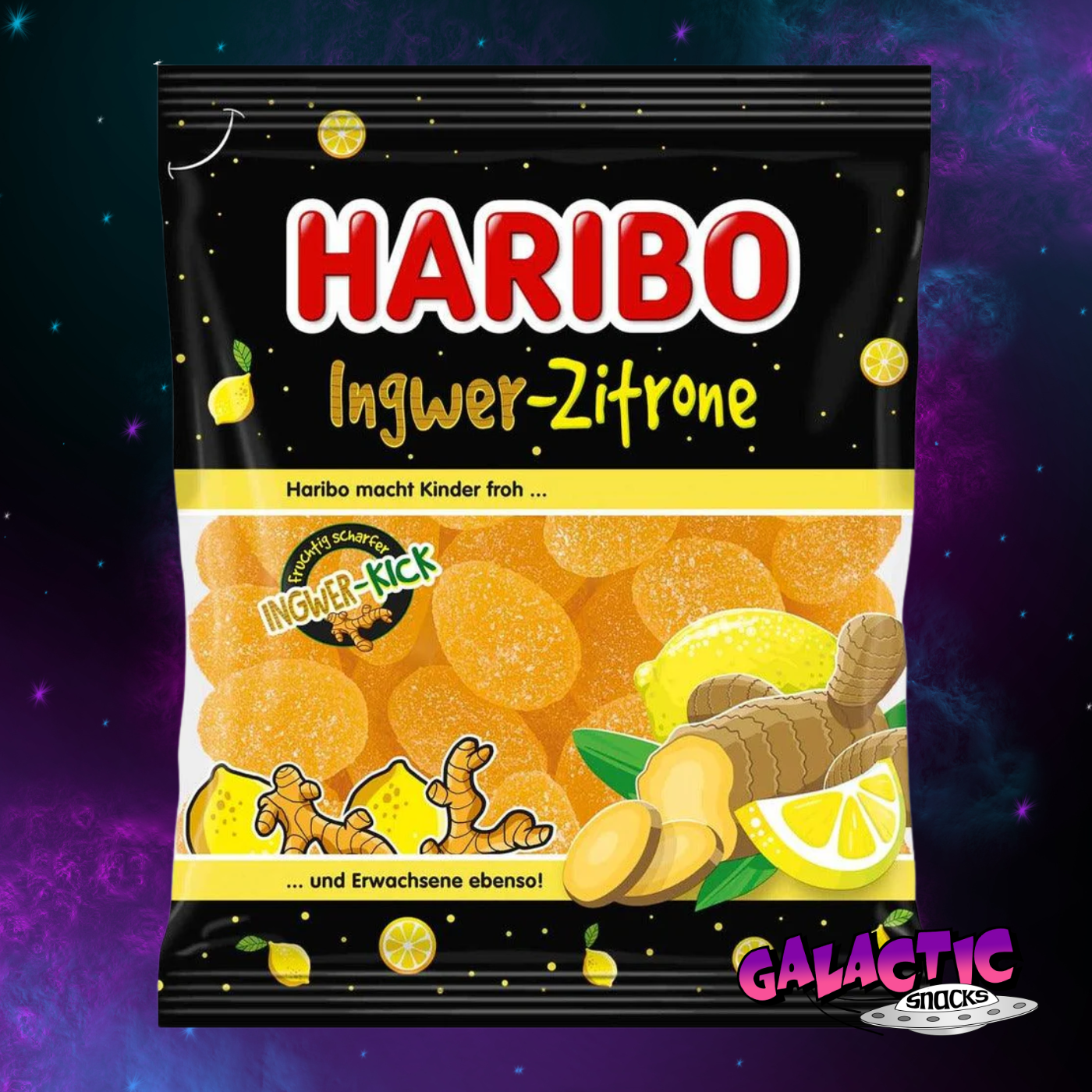Haribo Ginger-Lemon Gummies - (Germany) 160g