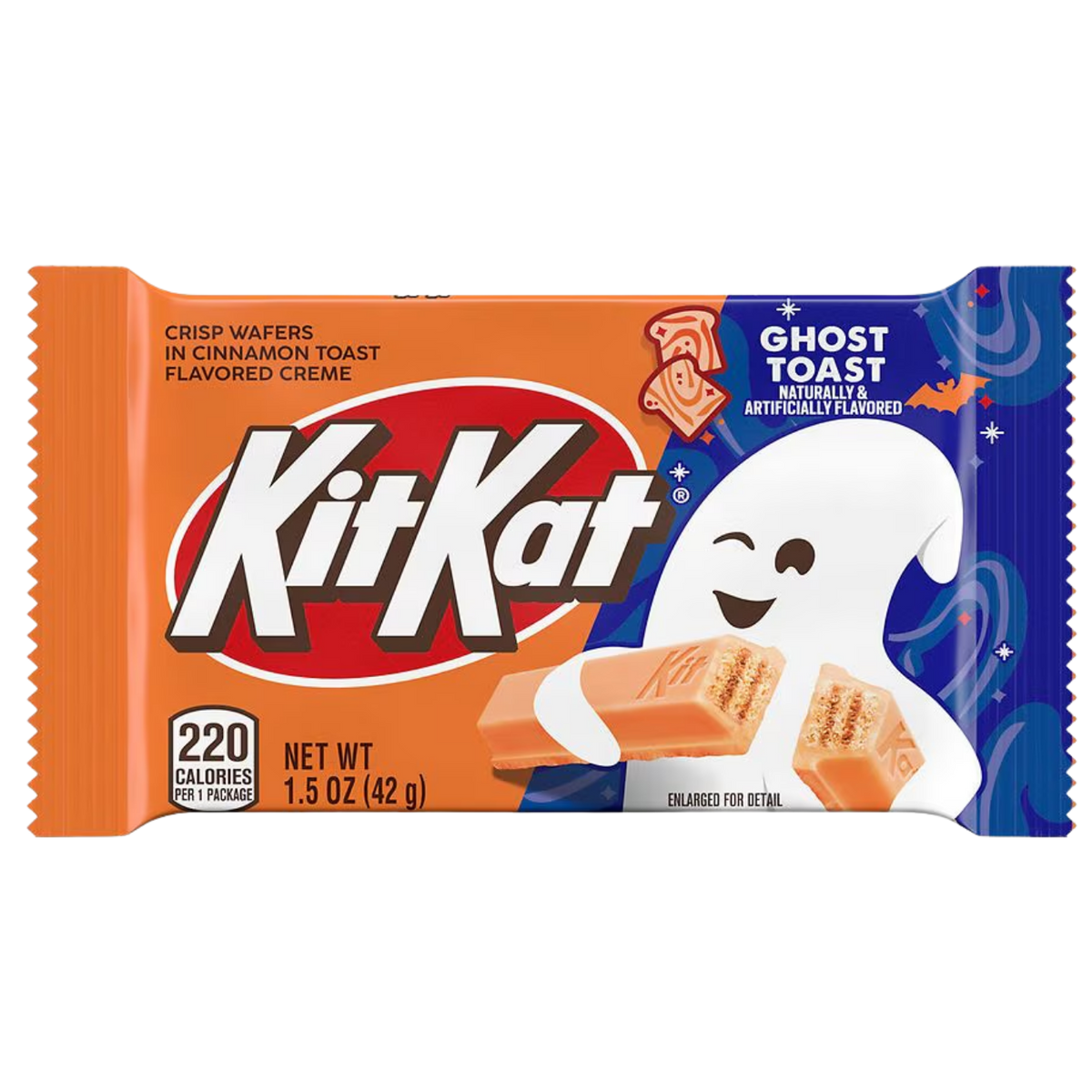 KitKat Ghost Toast 42g transparent package