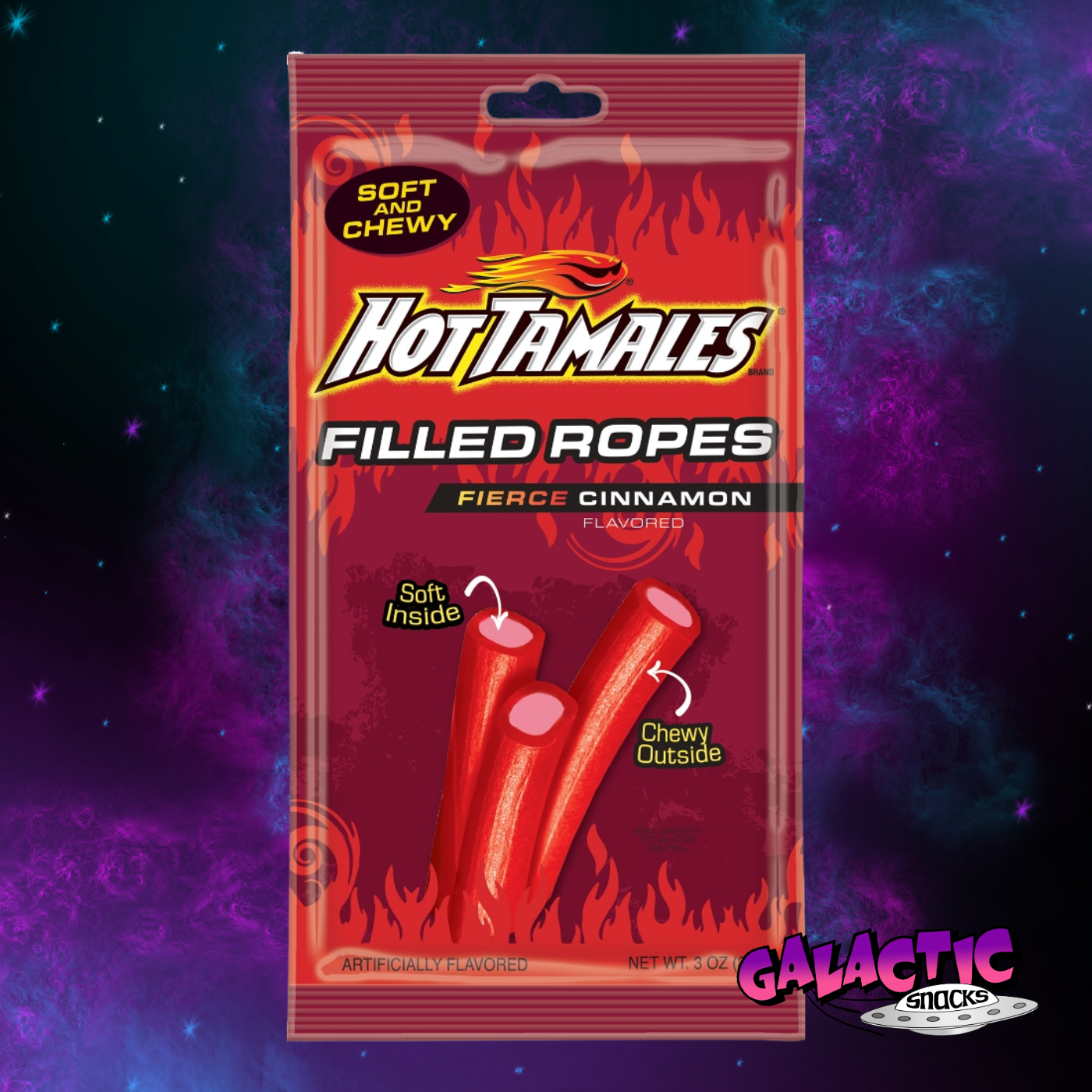 Hot Tamales Chewy Ropes - 3oz