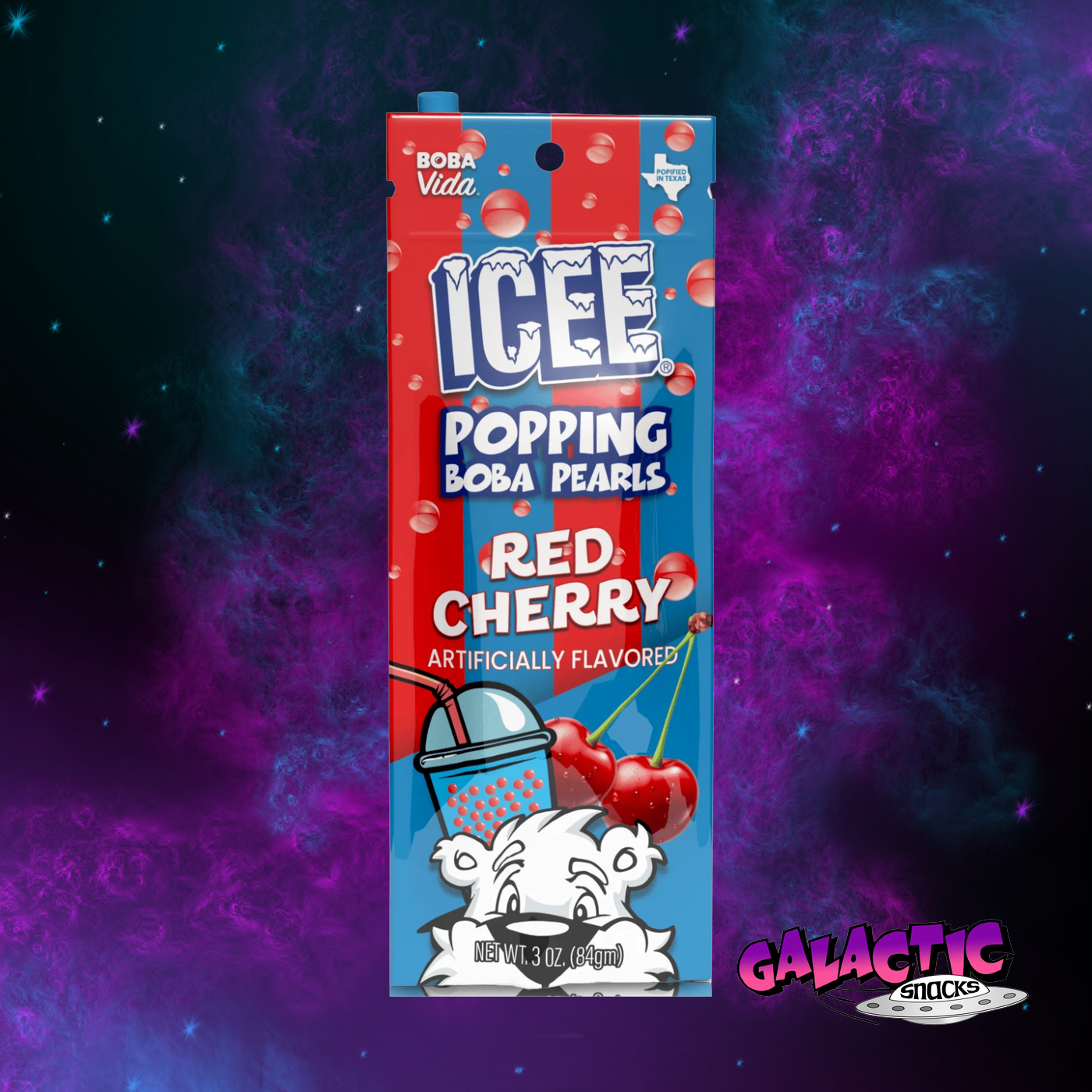 ICEE Red Cherry Popping Boba Pearls – 3oz