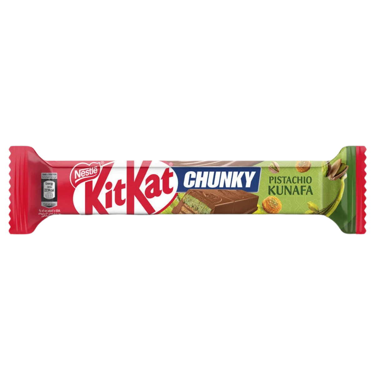 KitKat Chunky - Pistachio Kunafa 41g (Dubai) — isolated package