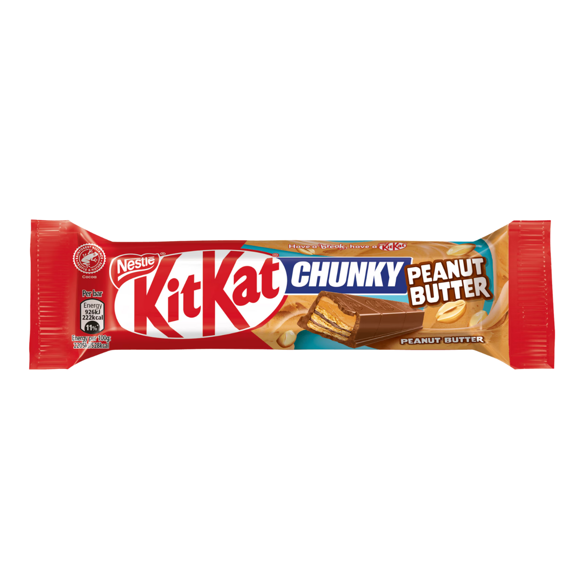 Nestle Kit Kat Chunky Peanut Butter - 42g (UK) — package front