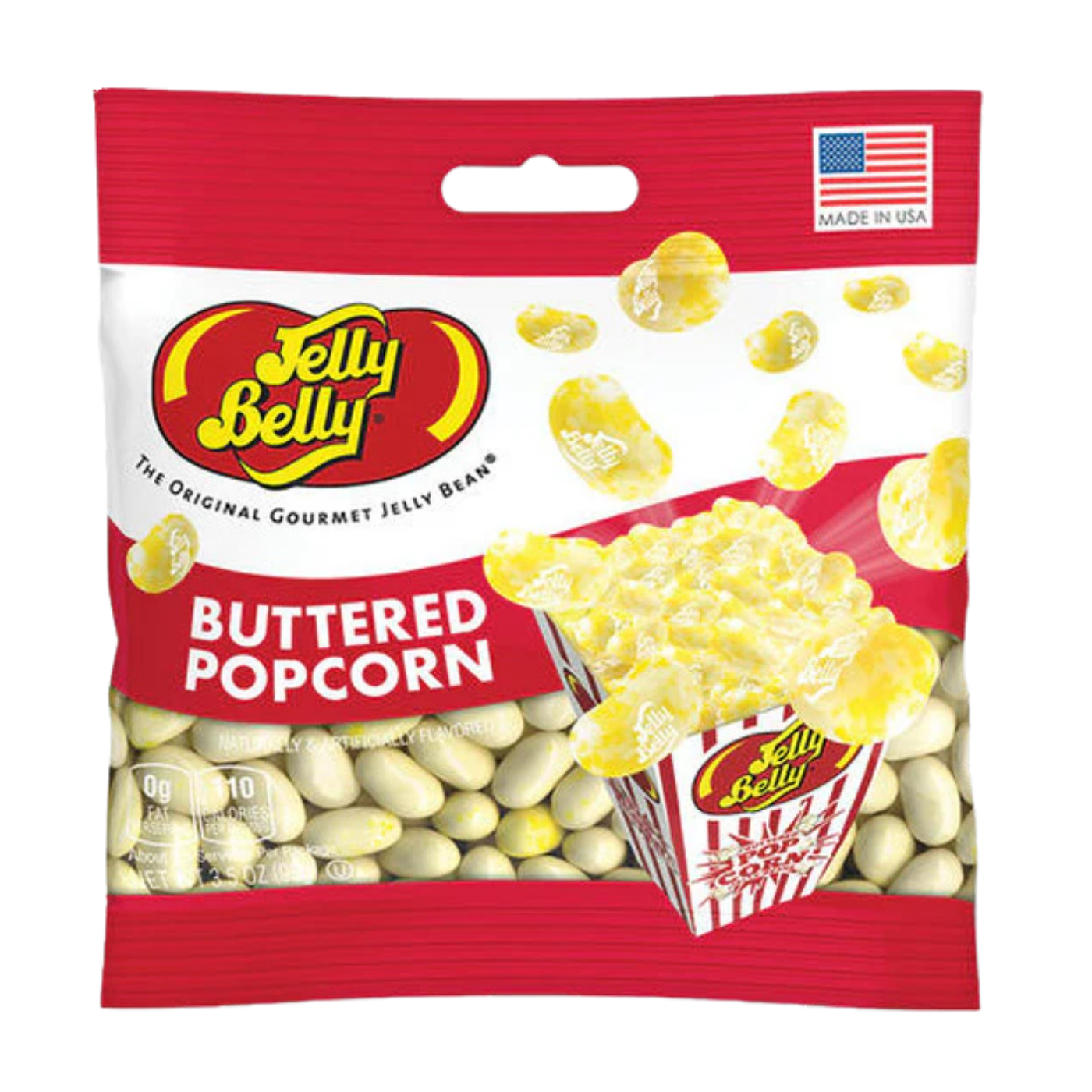 Jelly Belly Buttered Popcorn Jelly Beans 3.5 oz isolated product