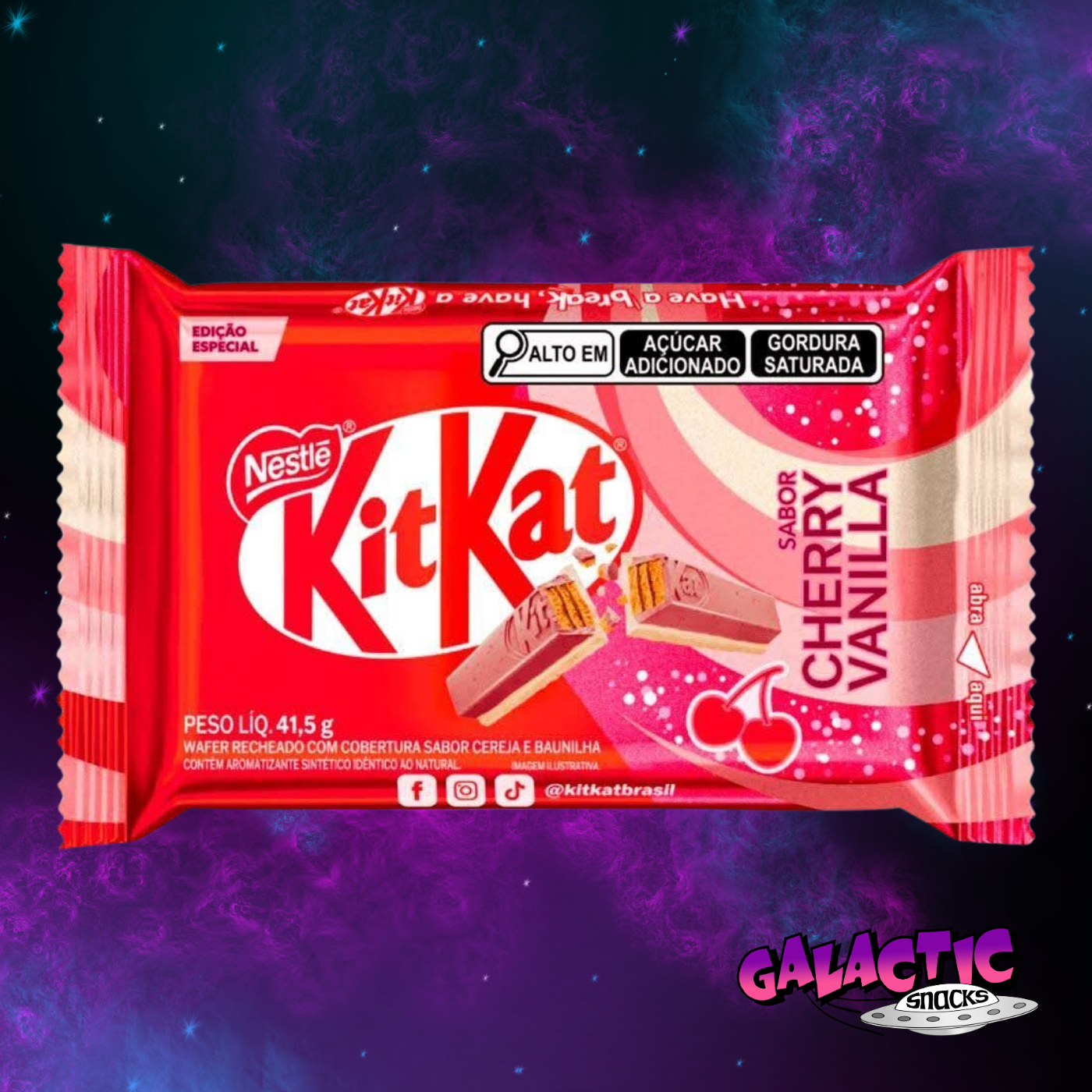 Kit Kat - Cherry Vanilla - Limited Edition 41g (Brazil)