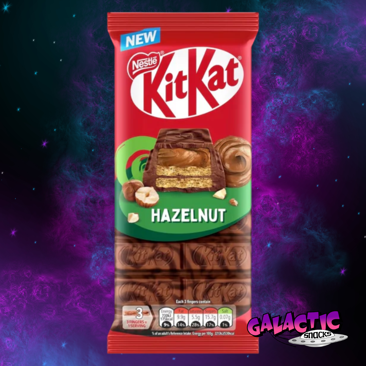 Kit Kat Smooth Hazelnut - 99g (UK)
