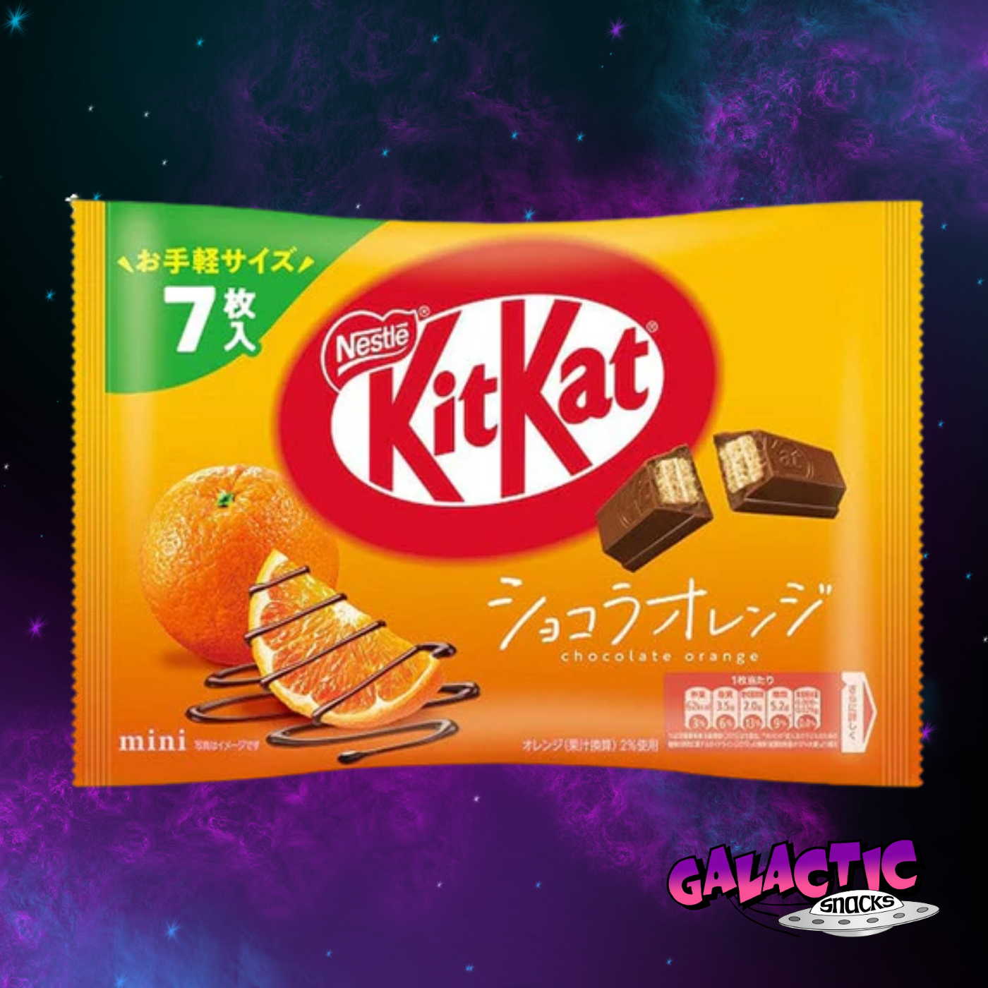 Kit Kat Chocolate Orange (Limited Edition) - 8 Minis (China)