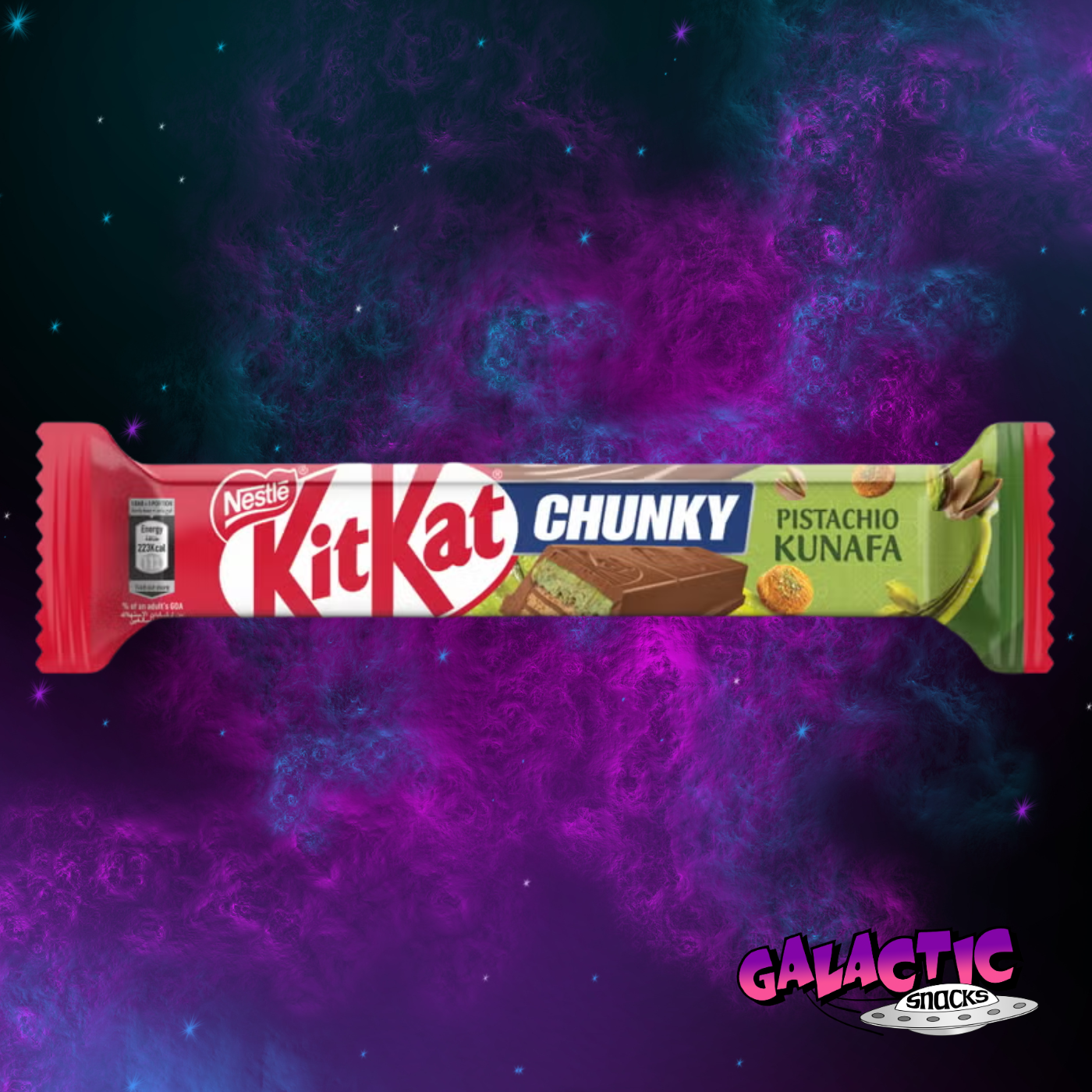 Kit Kat - Dubai Chocolate - Pistachio Kunafa 41g (Dubai)