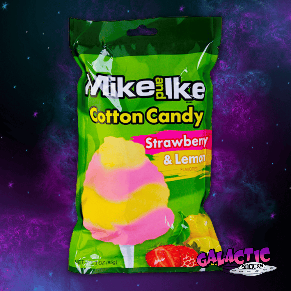 Mike & Ike Cotton Candy - Strawberry & Lemon 3.oz