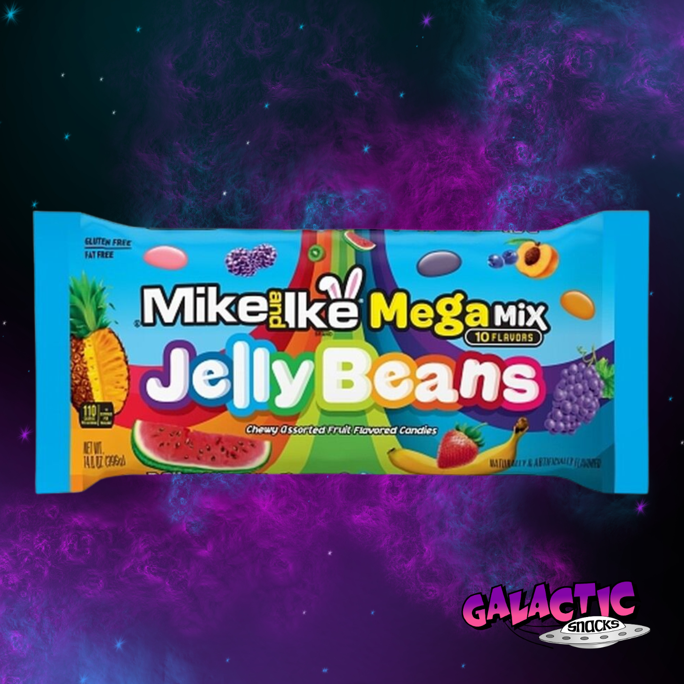 Mike & Ike Jelly Beans - Mega Mix - 4oz