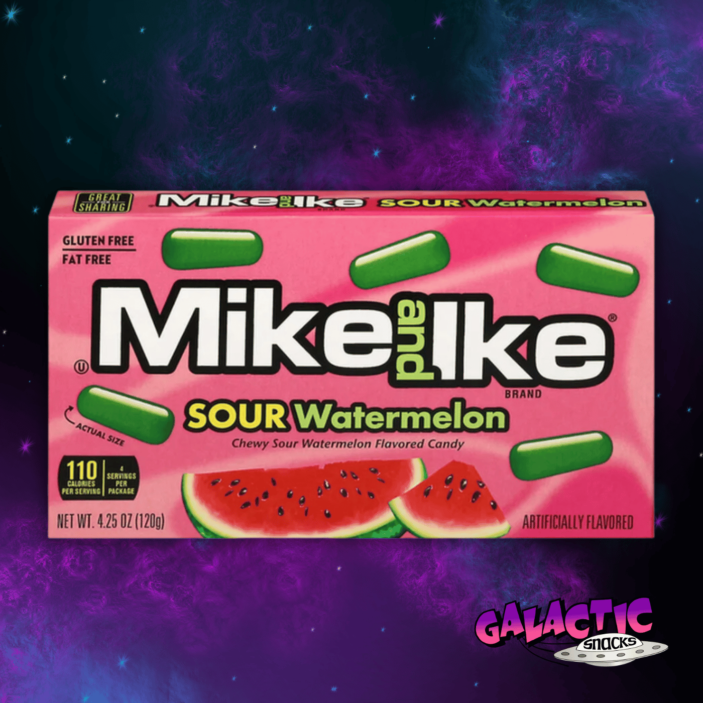 Mike & Ike - Sour Watermelon- Theater Box