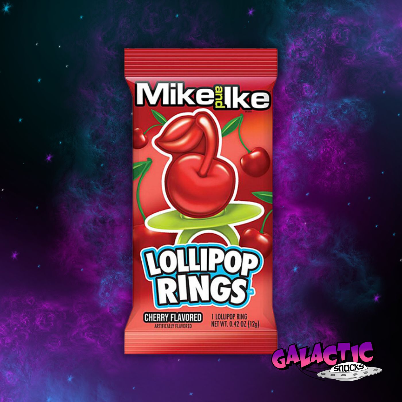 Mike & Ike Lollipop Ring - Cherry (Limited Edition)