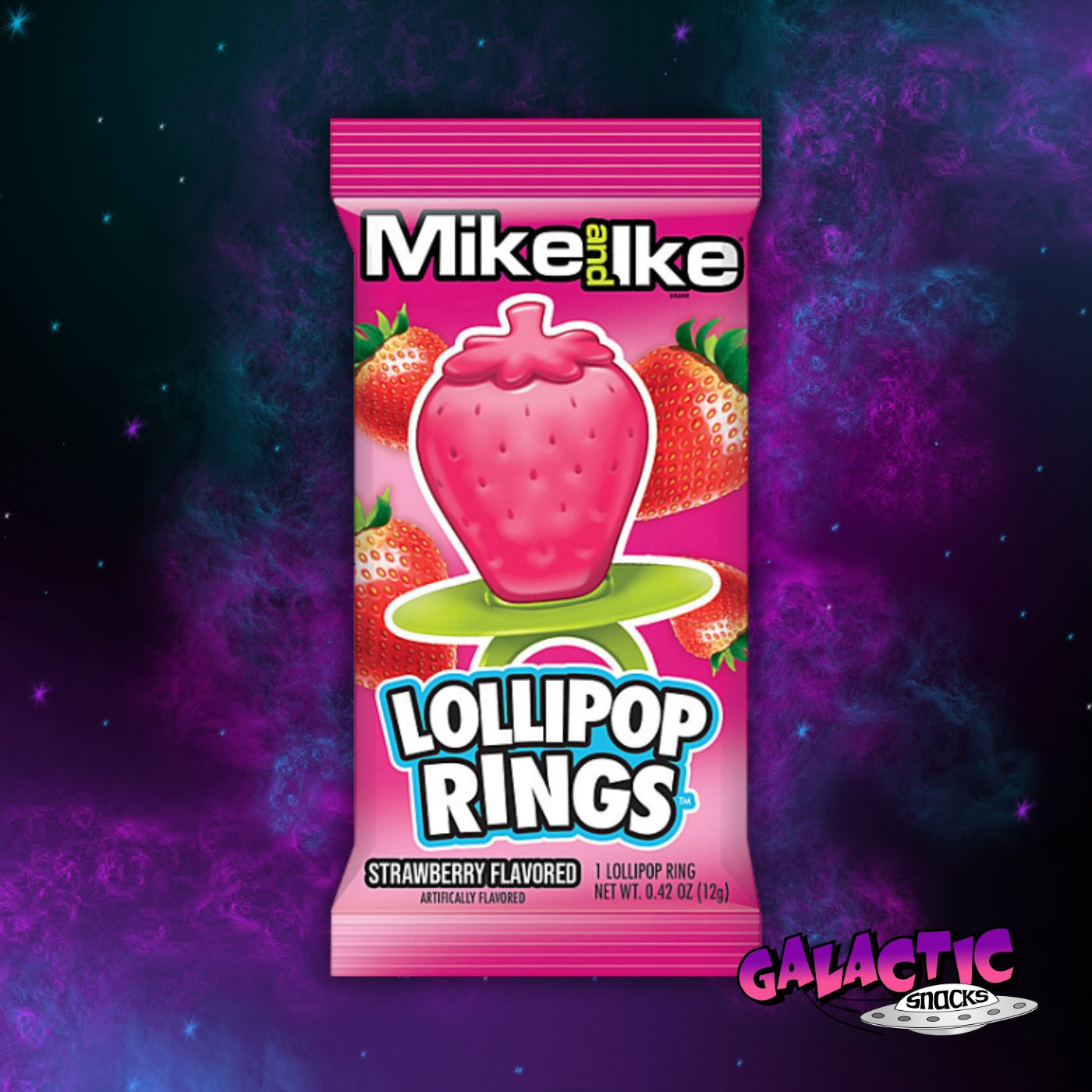 Mike & Ike Lollipop Ring - Strawberry (Limited Edition)