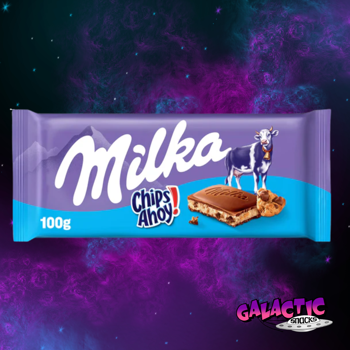 Milka Chips Ahoy! Chocolate Bar - 100g (Germany)