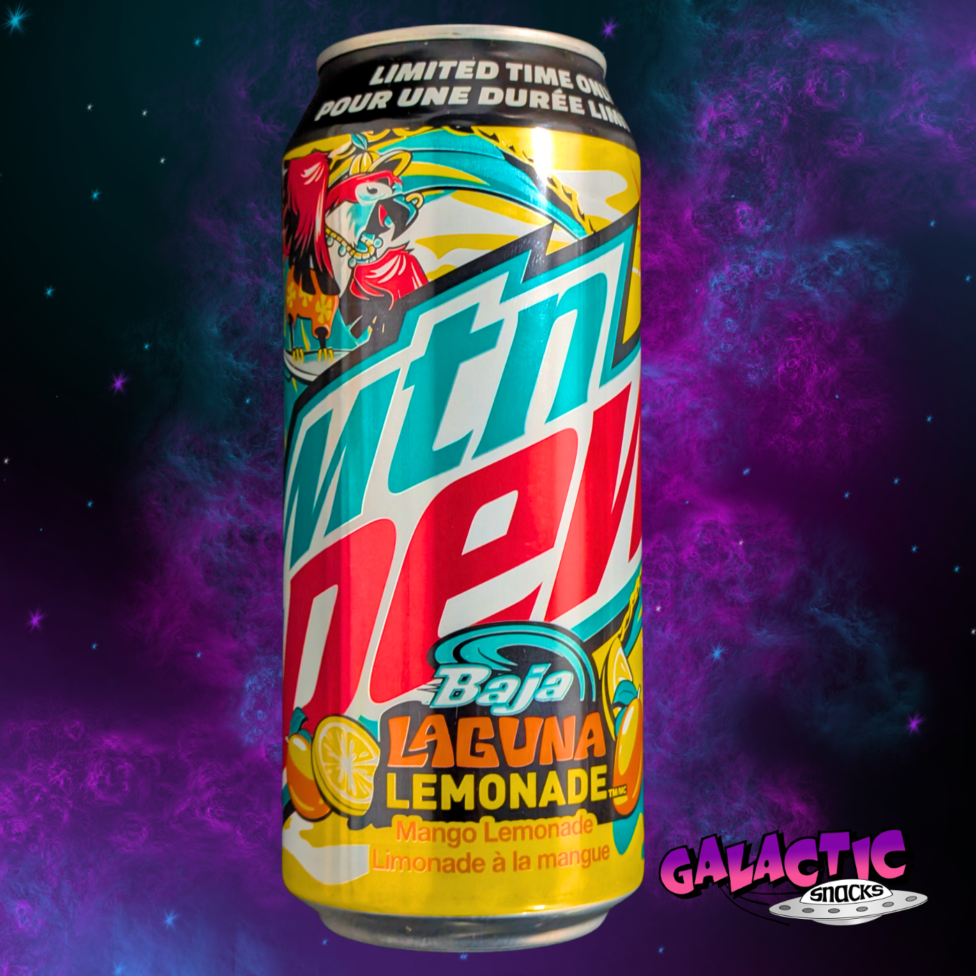 Mountain Dew - Baja Laguna Lemonade 16oz (Canada)
