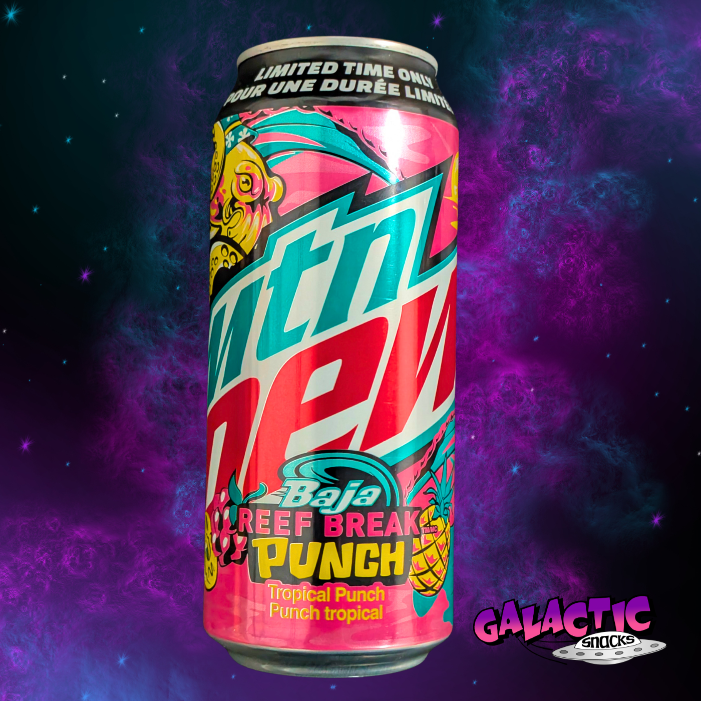 Mountain Dew - Baja Reef Break Punch 16oz (Canada)