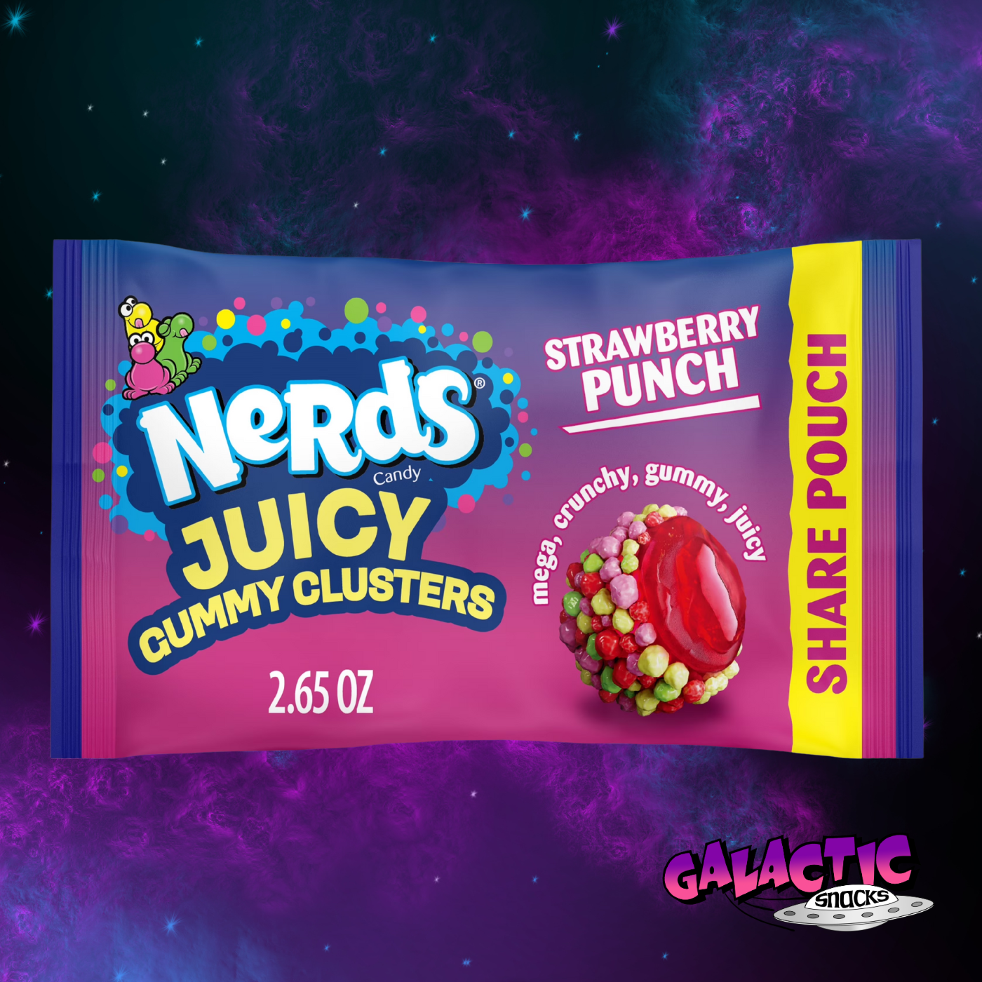 Nerds Juicy Gummy Clusters - Share Pouch