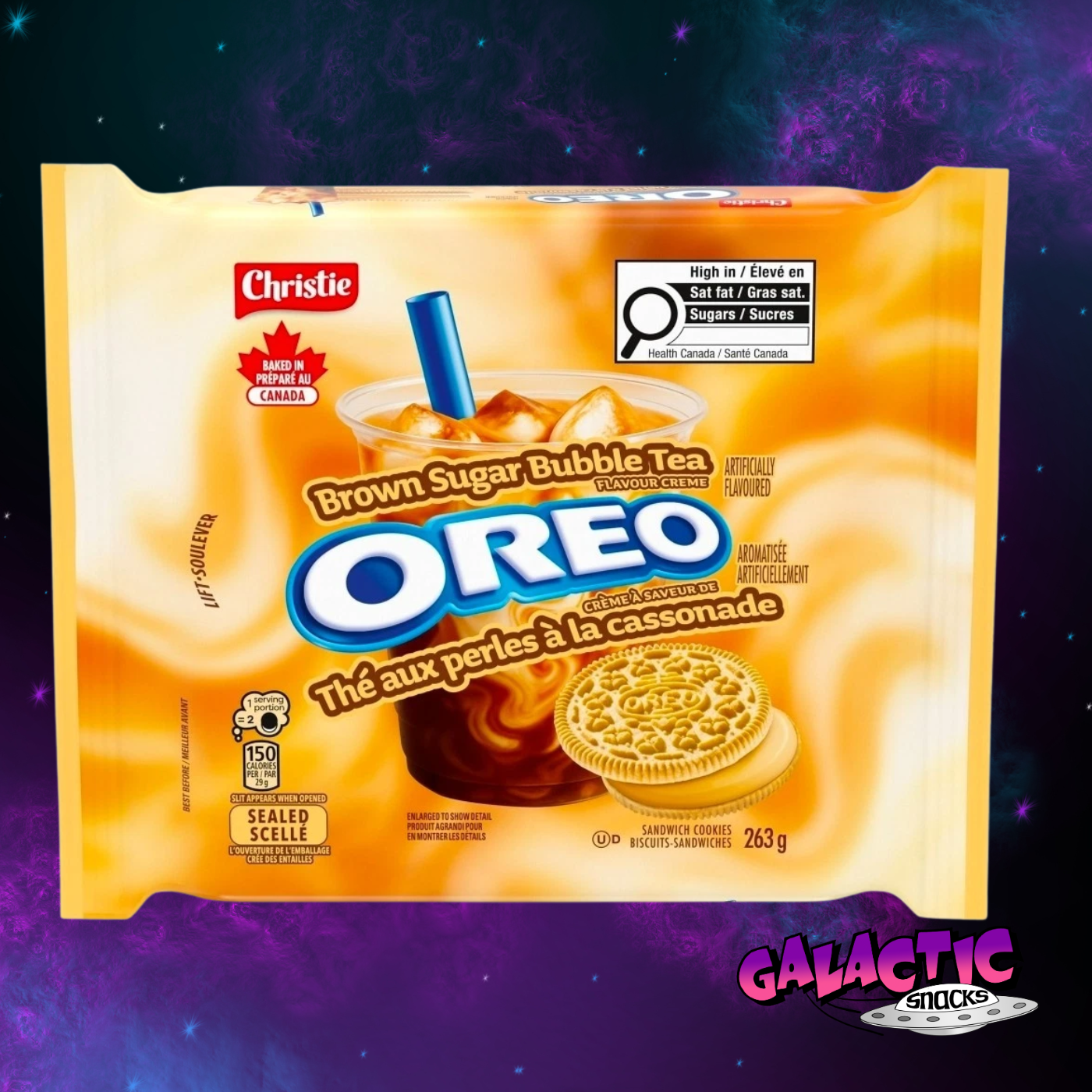 Oreo Brown Sugar Bubble Tea - 263g (Canada)