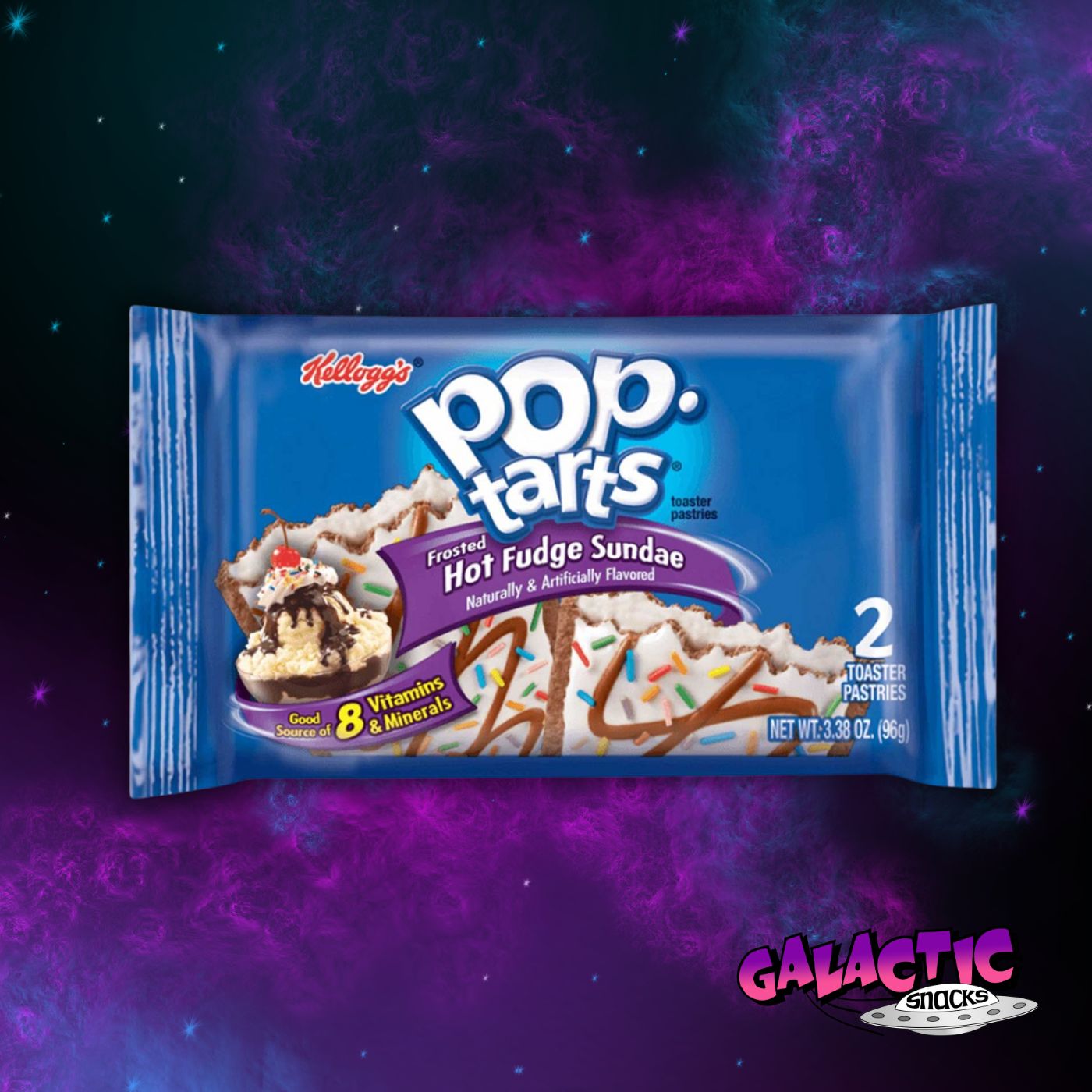 Pop-Tarts Hot Fudge Sundae- 2 Pastries