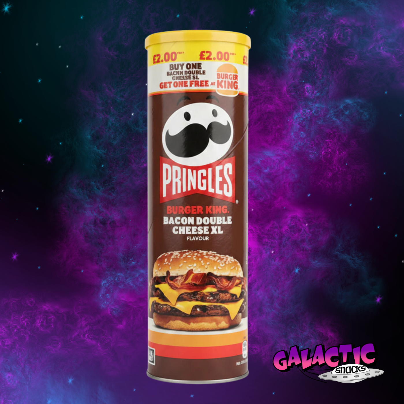 Pringles x Burger King - Bacon Double Cheeseburger - 165g (UK)