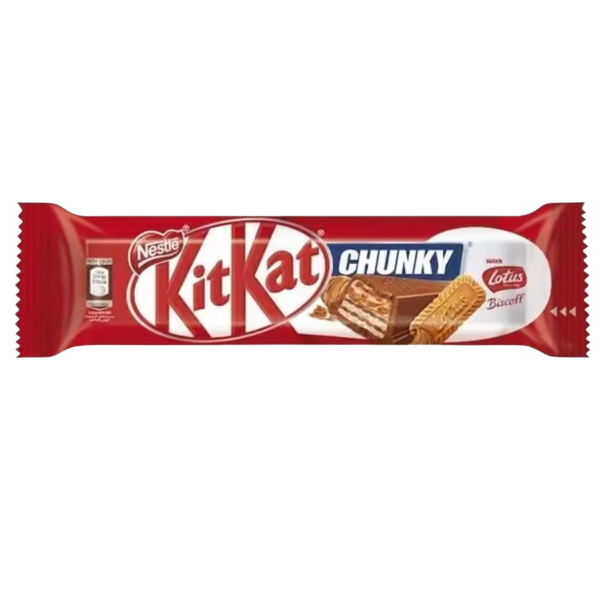 KitKat Chunky Biscoff — 41.5g (Dubai) — isolated package