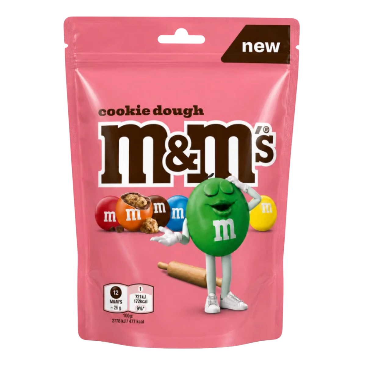 M&M’s Cookie Dough — 70g (United Kingdom) — isolated package