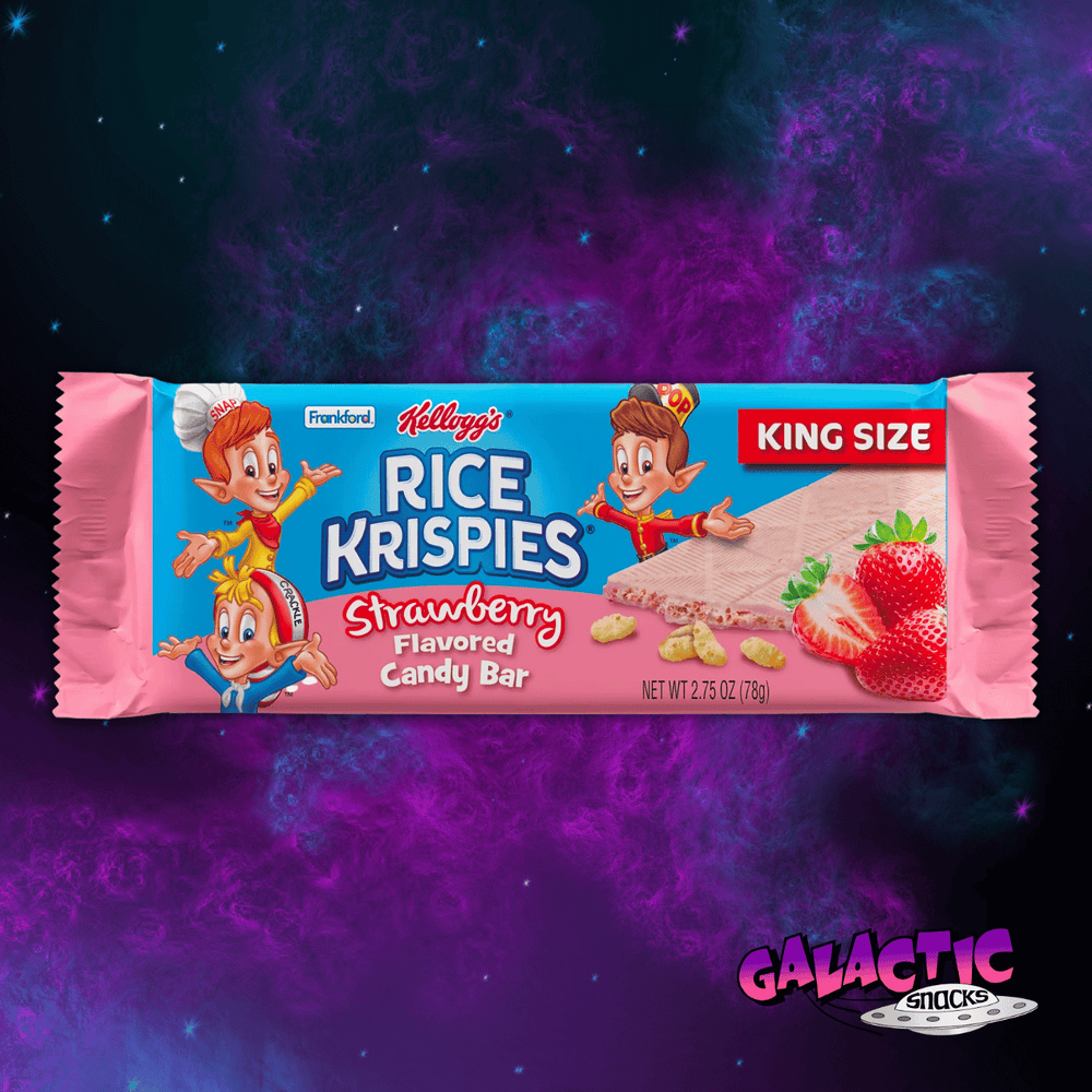 
            
                Load image into Gallery viewer, Rice Krispies Strawberry Candy Bar - King Size
            
        