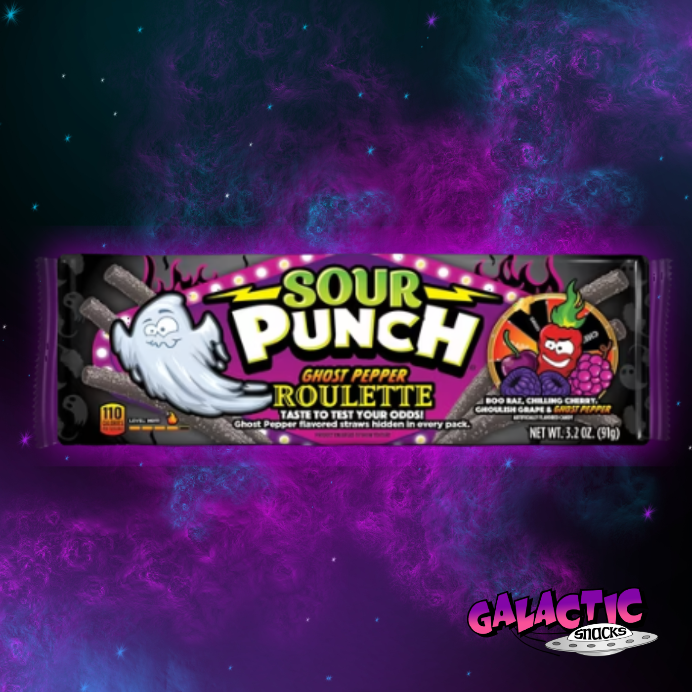 Sour Punch Ghost Pepper Roulette - 91g