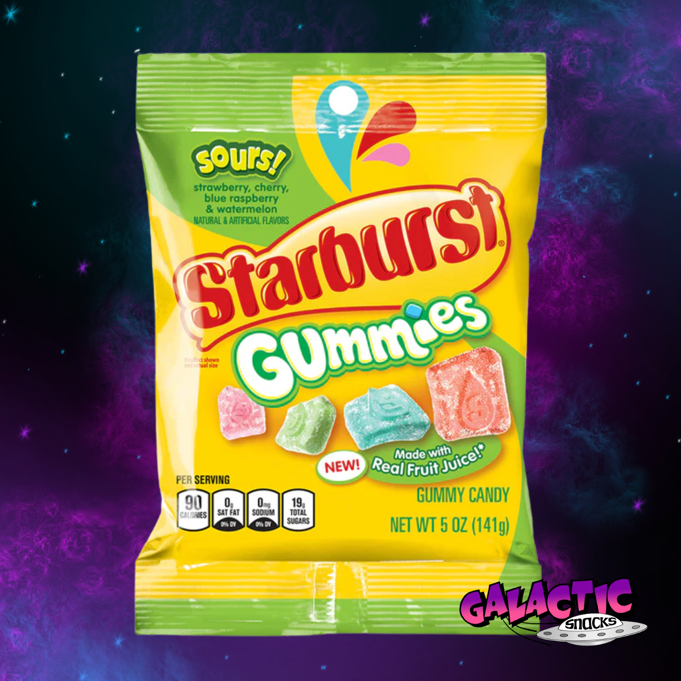 Starburst Gummies - Sours - 5oz