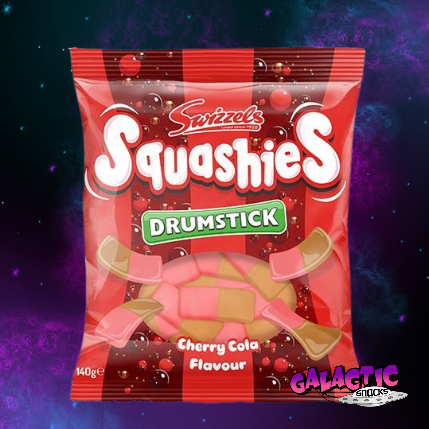 Squashies Drumstick - Cherry Cola - 140g (UK)