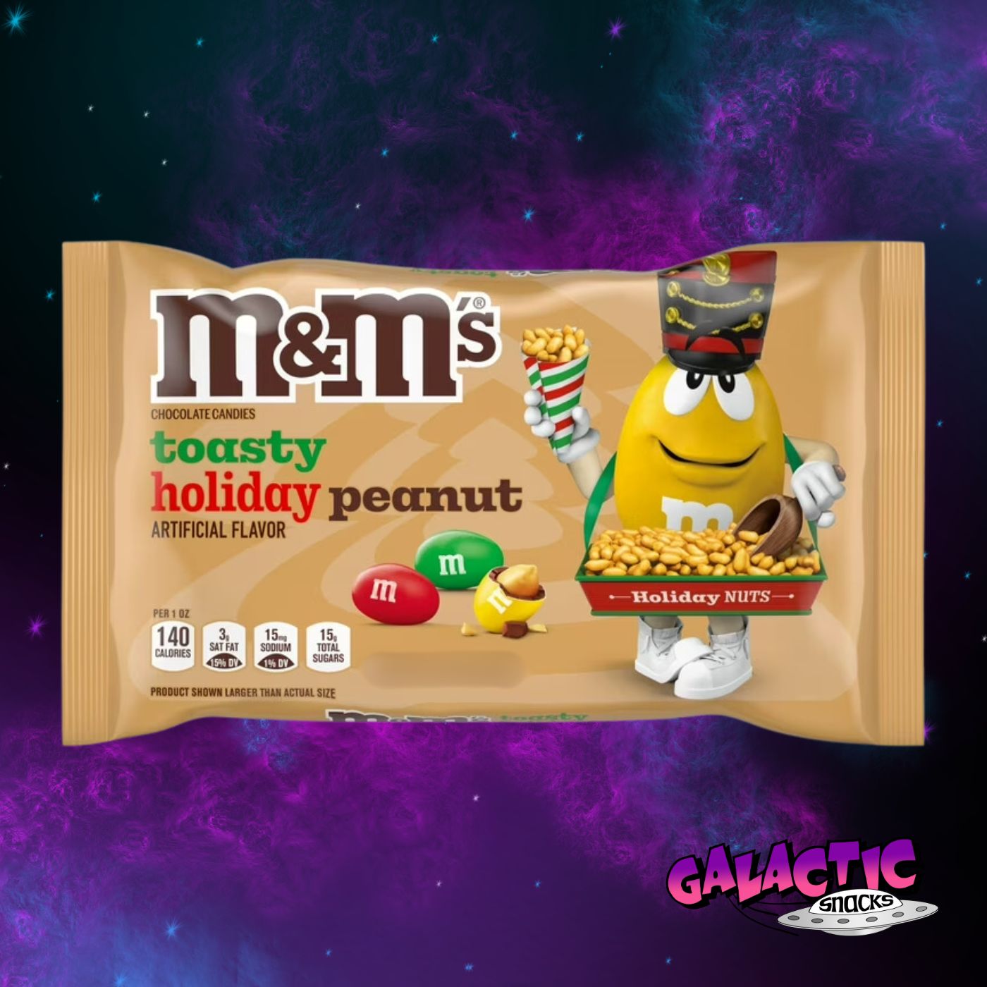 Toasty Holiday Peanut M&Ms - Share Size (Limited Edition)