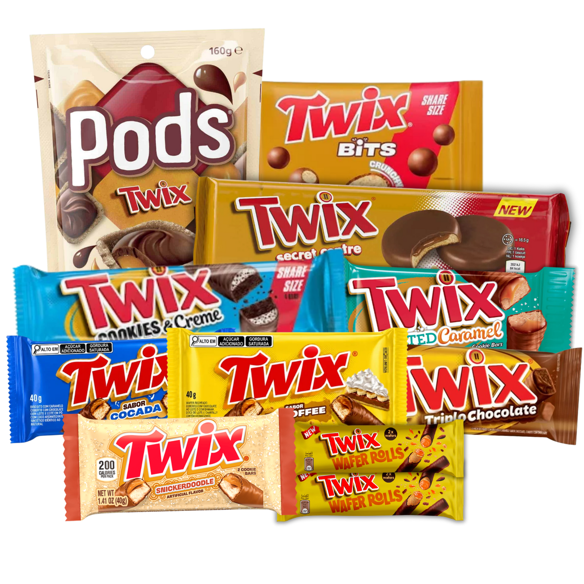 Ultimate Twix bundle featuring eleven Twix treats